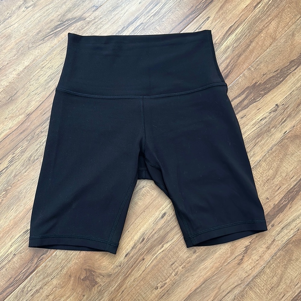 Lululemon Align Biker Short 8” - Black, Size 4